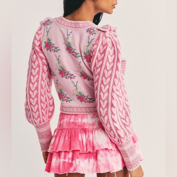 LoveShackFancy Warwick Pullover Sweater - Picture 2 of 11